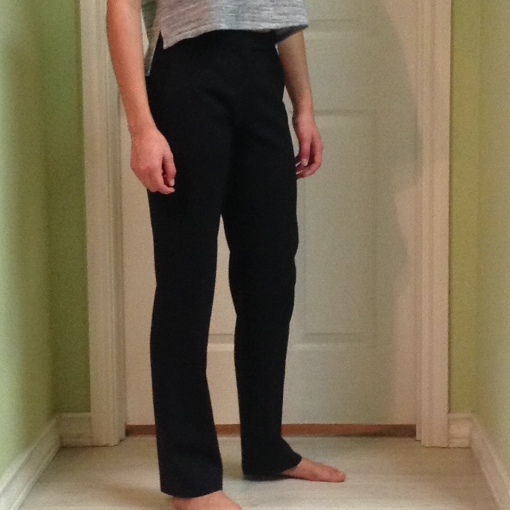 Theory wool blend black pants